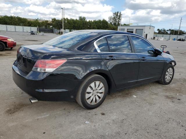 1HGCP26378A098683 - 2008 HONDA ACCORD LX BLACK photo 3