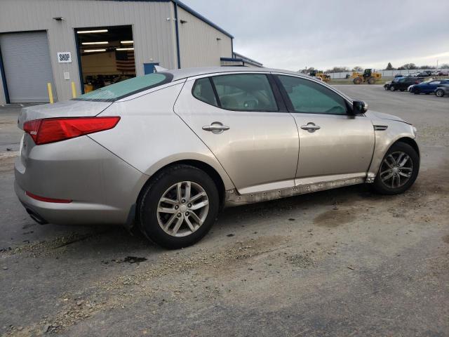 KNAGM4A77D5411522 - 2013 KIA OPTIMA LX SILVER photo 3