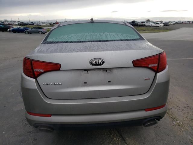 KNAGM4A77D5411522 - 2013 KIA OPTIMA LX SILVER photo 6