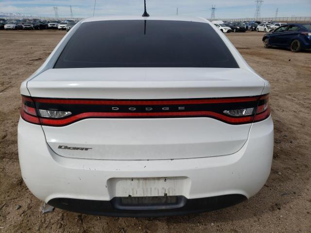 1C3CDFAA6FD404583 - 2015 DODGE DART SE WHITE photo 6