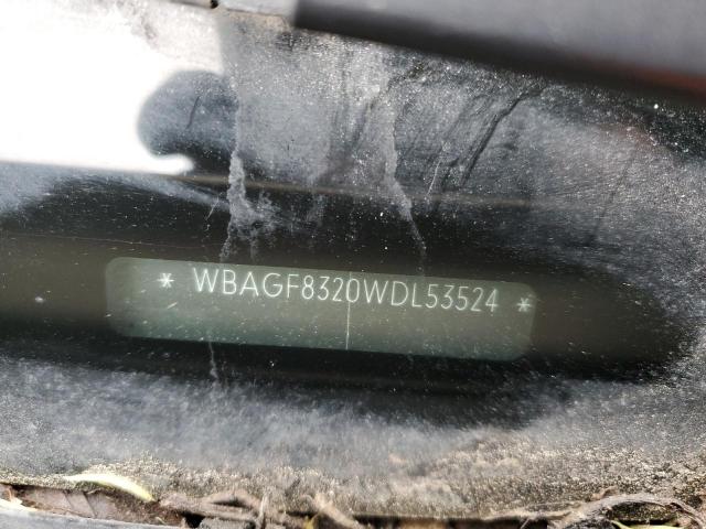 WBAGF8320WDL53524 - 1998 BMW 740 I AUTOMATIC BLACK photo 13