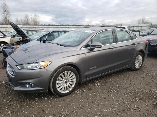 3FA6P0LU3DR202461 - 2013 FORD FUSION SE HYBRID GRAY photo 1