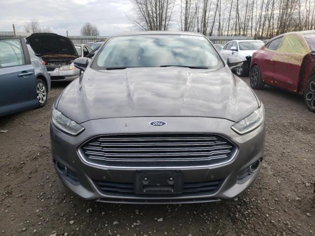 3FA6P0LU3DR202461 - 2013 FORD FUSION SE HYBRID GRAY photo 5