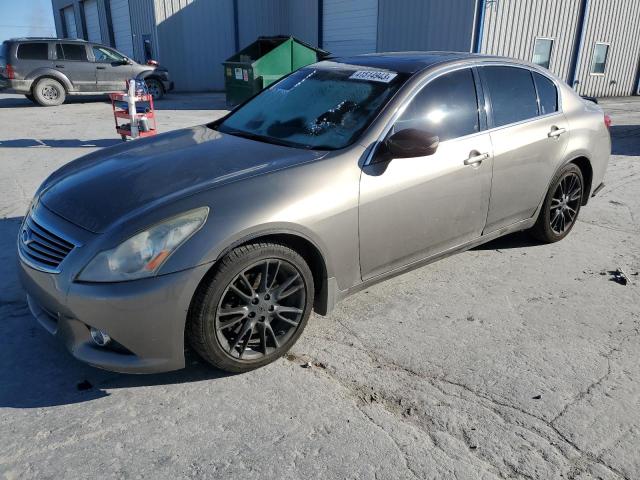 JN1CV6AR6DM352628 - 2013 INFINITI G37 GRAY photo 1