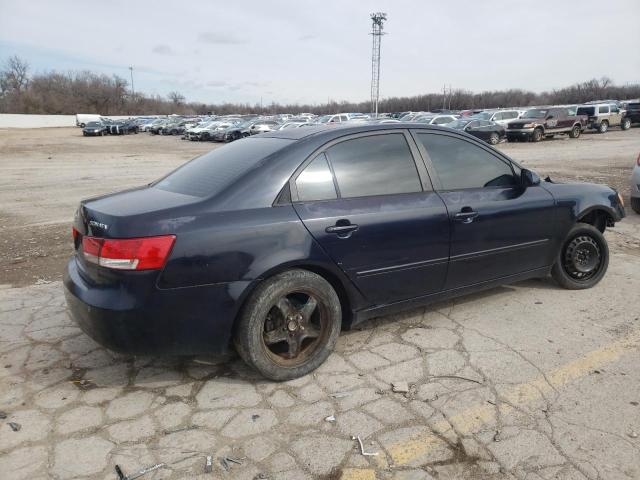 5NPET46C46H097785 - 2006 HYUNDAI SONATA GL BLUE photo 3