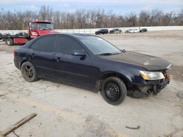 5NPET46C46H097785 - 2006 HYUNDAI SONATA GL BLUE photo 4