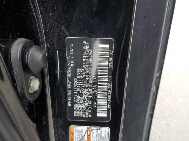 JF1ZNAA11D2702558 - 2013 TOYOTA SCION FR-S BLACK photo 12