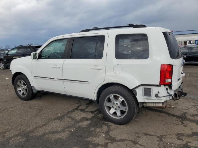 5FNYF48919B019053 - 2009 HONDA PILOT TOURING WHITE photo 2