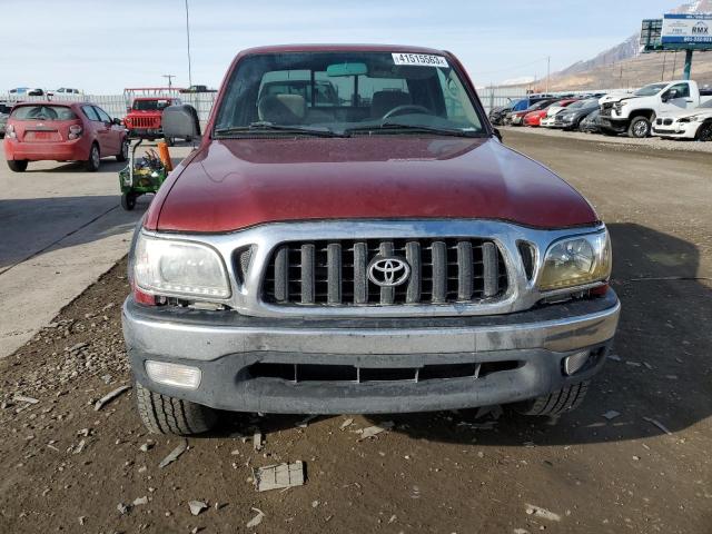 5TESN92N74Z318422 - 2004 TOYOTA TACOMA XTRACAB PRERUNNER RED photo 5