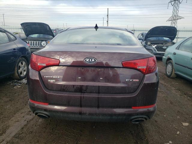 5XXGN4A79CG005252 - 2012 KIA OPTIMA EX MAROON photo 6