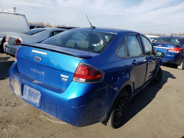 1FAHP3GN0AW252868 - 2010 FORD FOCUS SES BLUE photo 3