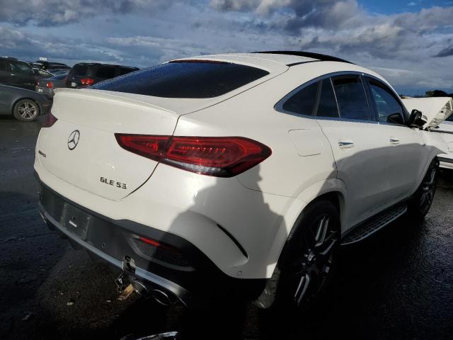 4JGFD6BB0MA402614 - 2021 MERCEDES-BENZ GLE COUPE AMG 53 4MATIC WHITE photo 3