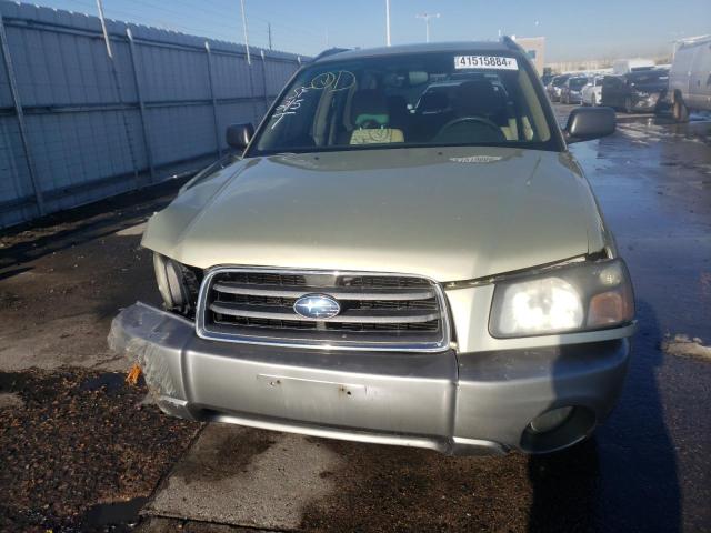 JF1SG65603H733357 - 2003 SUBARU FORESTER 2.5XS კრემისფერი ფოტო 5