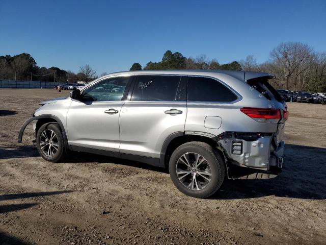 5TDZARFH7KS044325 - 2019 TOYOTA HIGHLANDER LE SILVER photo 2