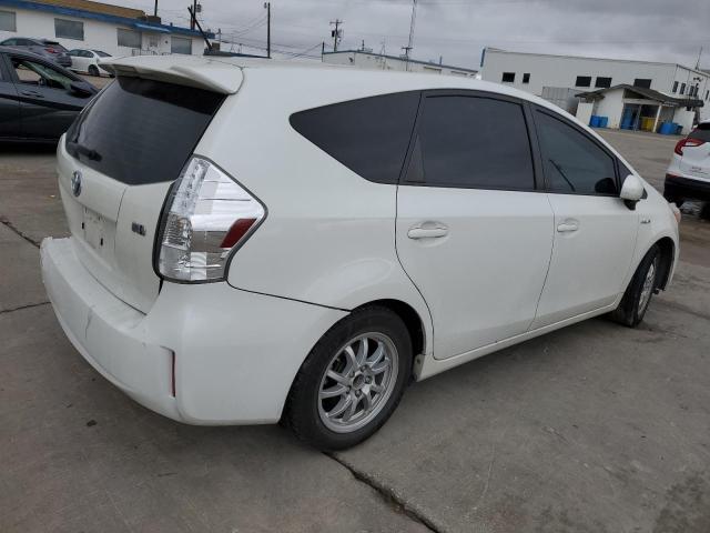 JTDZN3EU2C3143539 - 2012 TOYOTA PRIUS V WHITE photo 3