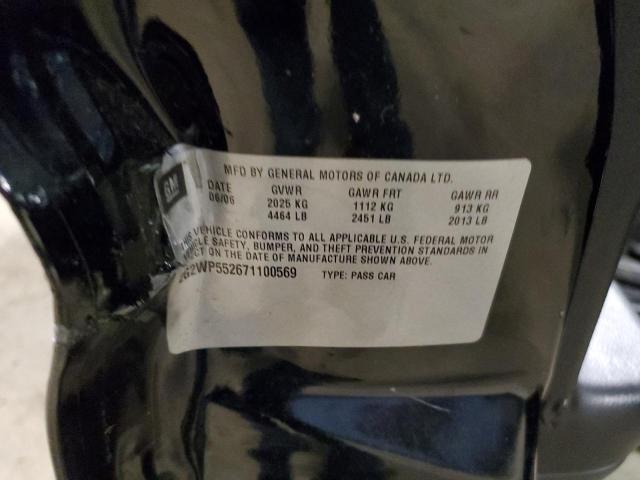 2G2WP552671100569 - 2007 PONTIAC GRAND PRIX 黑色 照片 12