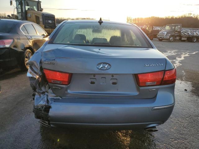 5NPEU46F69H512150 - 2009 HYUNDAI SONATA SE BLUE photo 6