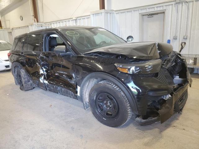 1FM5K8AB5LGA96908 - 2020 FORD EXPLORER POLICE INTERCEPTOR შავი ფოტო 4