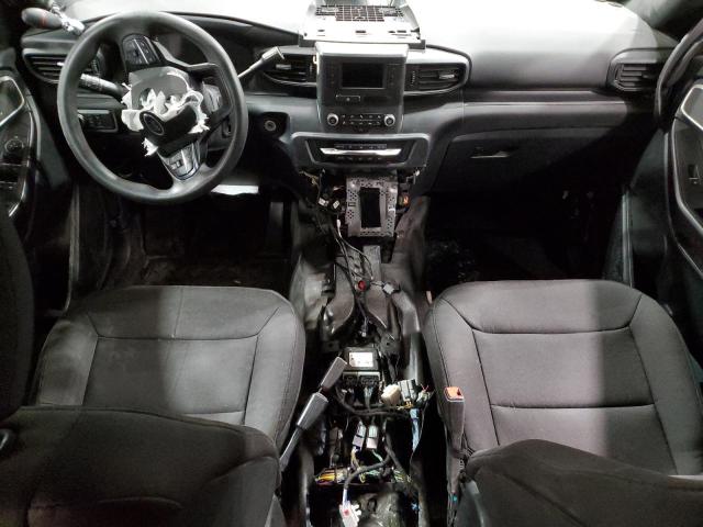 1FM5K8AB5LGA96908 - 2020 FORD EXPLORER POLICE INTERCEPTOR შავი ფოტო 8