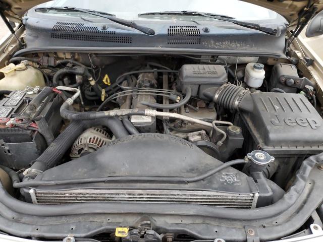 1J4GW48SXYC330209 - 2000 JEEP GRAND CHER LAREDO 金色 照片 12