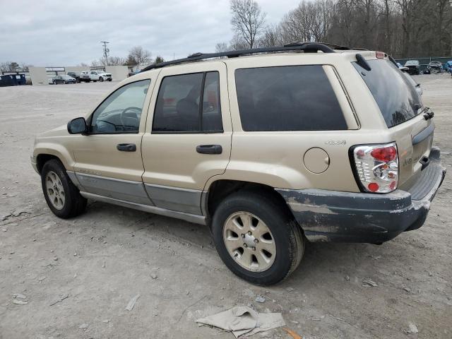 1J4GW48SXYC330209 - 2000 JEEP GRAND CHER LAREDO 金色 照片 2