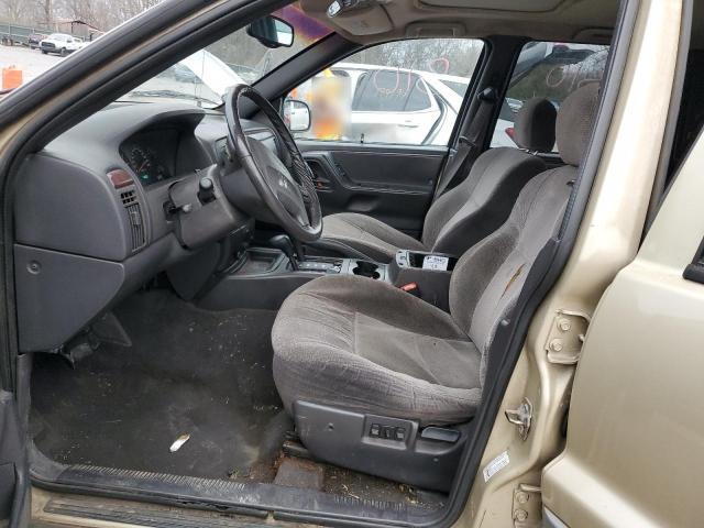 1J4GW48SXYC330209 - 2000 JEEP GRAND CHER LAREDO 金色 照片 7