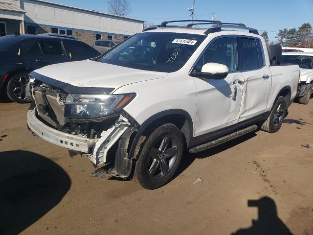 5FPYK3F7XMB012139 - 2021 HONDA RIDGELINE RTL WHITE photo 1