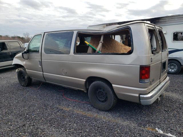 1FMRE11LX2HA89776 - 2002 FORD ECONOLINE E150 WAGON BROWN photo 2