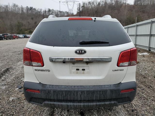 5XYKTDA67DG408053 - 2013 KIA SORENTO LX WHITE photo 6