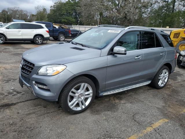 4JGDA5HBXFA453901 - 2015 MERCEDES-BENZ ML 350 4MATIC GRAY photo 1