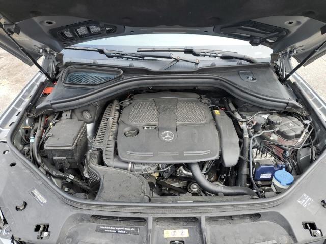 4JGDA5HBXFA453901 - 2015 MERCEDES-BENZ ML 350 4MATIC GRAY photo 12