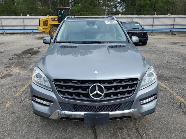 4JGDA5HBXFA453901 - 2015 MERCEDES-BENZ ML 350 4MATIC GRAY photo 5