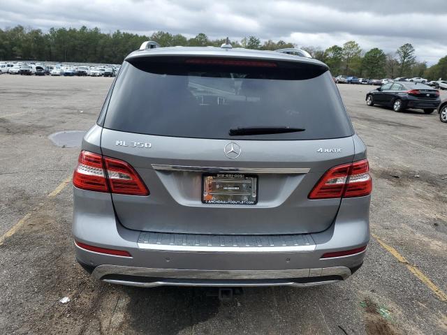 4JGDA5HBXFA453901 - 2015 MERCEDES-BENZ ML 350 4MATIC GRAY photo 6