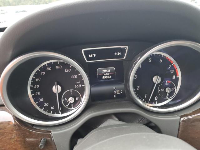 4JGDA5HBXFA453901 - 2015 MERCEDES-BENZ ML 350 4MATIC GRAY photo 9