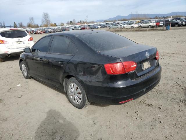 3VW2K7AJ6CM403465 - 2012 VOLKSWAGEN JETTA BASE Սև լուսանկար 2