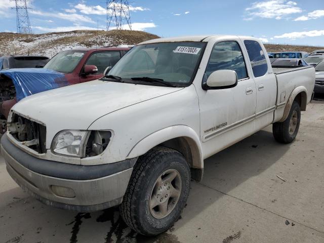 5TBBT48191S136848 - 2001 TOYOTA TUNDRA ACCESS CAB LIMITED WHITE photo 1