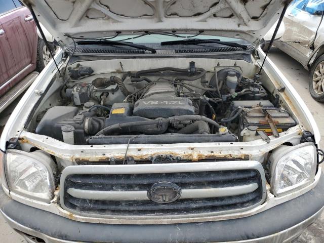 5TBBT48191S136848 - 2001 TOYOTA TUNDRA ACCESS CAB LIMITED WHITE photo 11