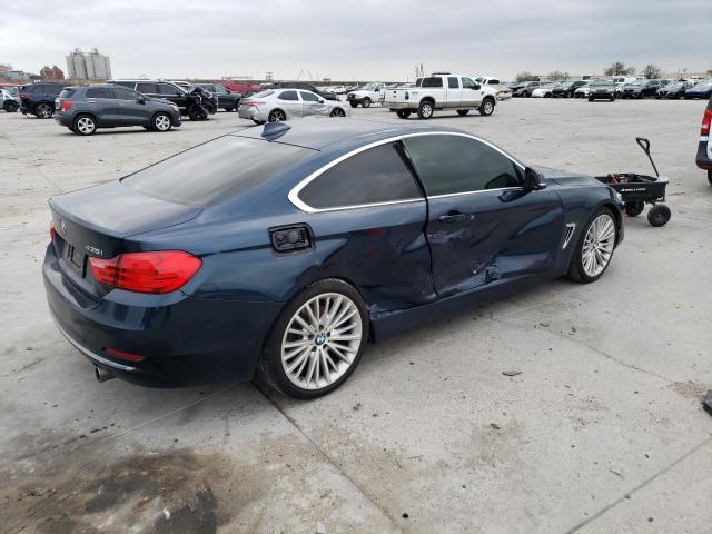 WBA3R1C52FK195142 - 2015 BMW 435 I BLUE photo 3