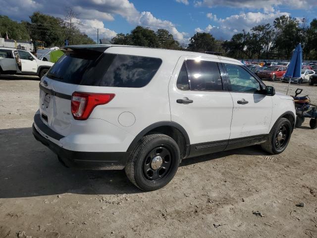 1FM5K8AR1KGB14283 - 2019 FORD EXPLORER POLICE INTERCEPTOR 白色 照片 3