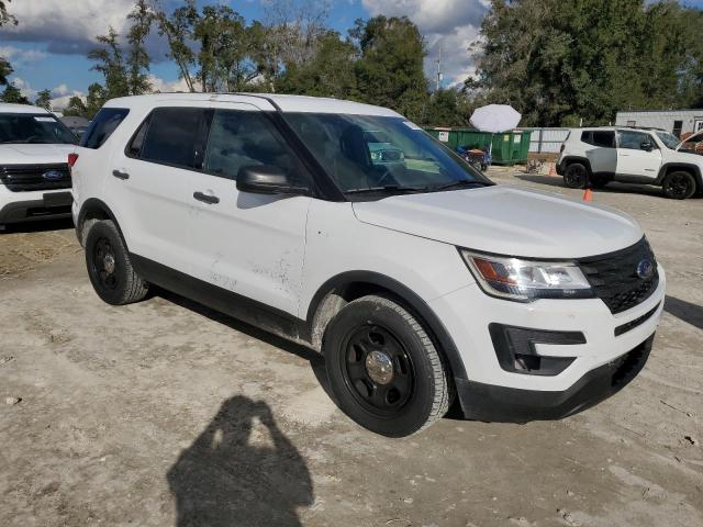 1FM5K8AR1KGB14283 - 2019 FORD EXPLORER POLICE INTERCEPTOR 白色 照片 4