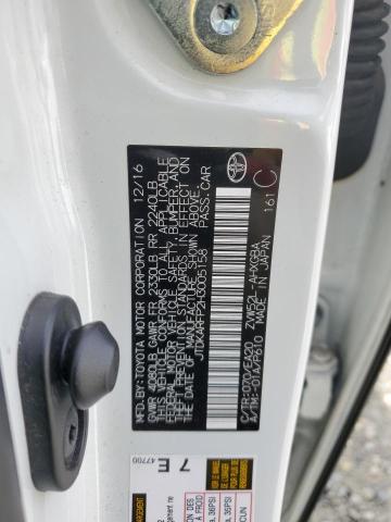 JTDKARFP2H3005158 - 2017 TOYOTA PRIUS PRIM თეთრი ფოტო 13