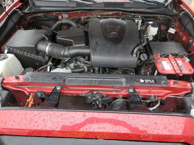 3TMAZ5CNXGM003347 - 2016 TOYOTA TACOMA DOUBLE CAB RED photo 11