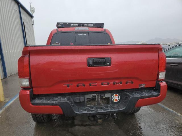 3TMAZ5CNXGM003347 - 2016 TOYOTA TACOMA DOUBLE CAB RED photo 6