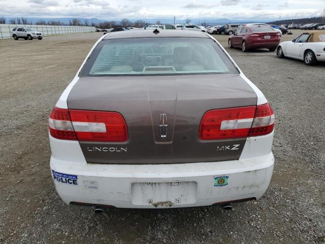 3LNHM26TX7R633132 - 2007 LINCOLN MKZ WHITE photo 6