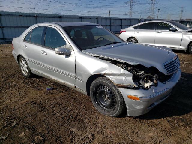 WDBRF84J53F399558 - 2003 MERCEDES-BENZ C 320 4MATIC SILVER photo 4