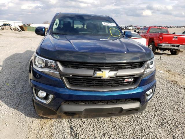 1GCGSDEN3K1143008 - 2019 CHEVROLET COLORADO Z71 BLUE photo 5