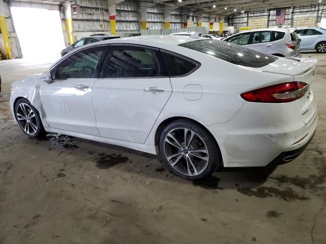 3FA6P0D92KR153258 - 2019 FORD FUSION TITANIUM WHITE photo 2