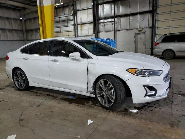 3FA6P0D92KR153258 - 2019 FORD FUSION TITANIUM WHITE photo 4