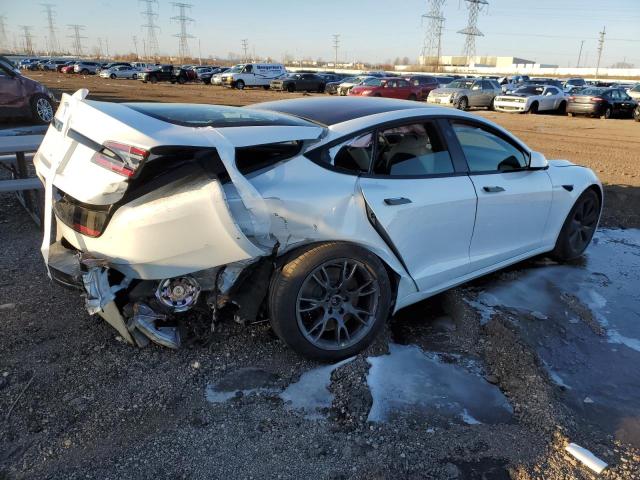 5YJSA1E5XNF471260 - 2022 TESLA MODEL S თეთრი ფოტო 3