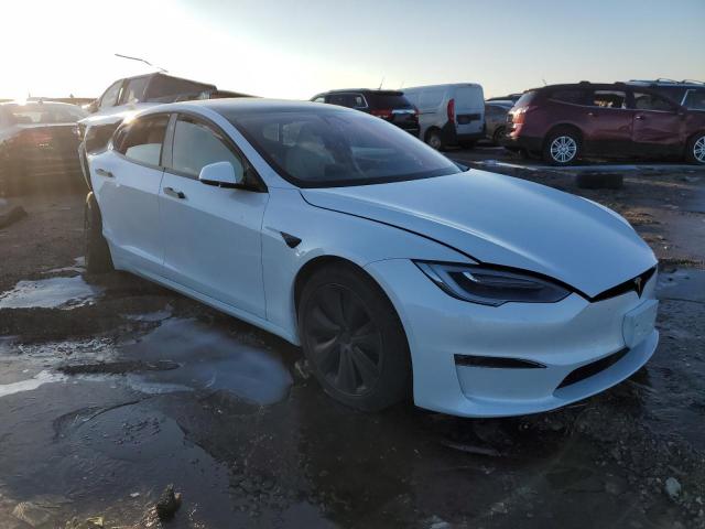5YJSA1E5XNF471260 - 2022 TESLA MODEL S თეთრი ფოტო 4